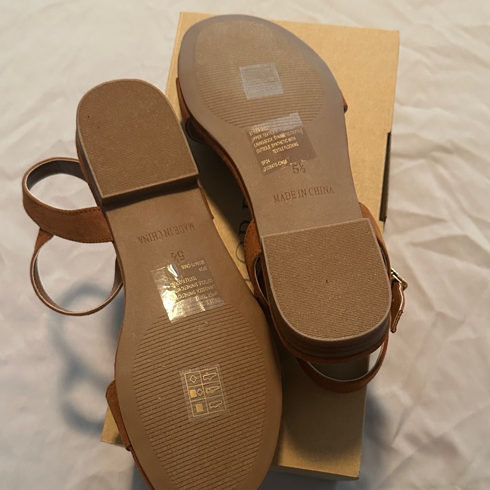 J. Crew Ankle Strap Sandals size 5.5 - Picture 5 of 5